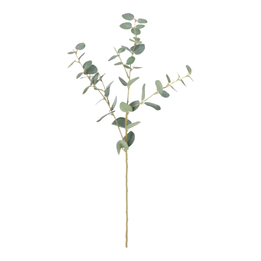 Kunstig eukalyptus stilk i grøn - L: 80 cm.