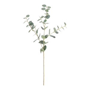 Kunstig eukalyptus stilk i grøn - L: 80 cm.