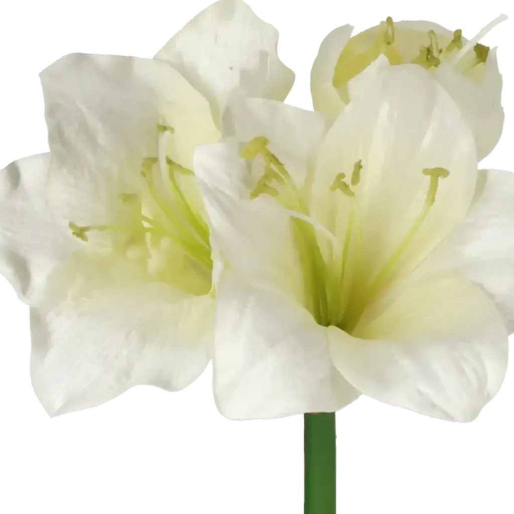 Closeup af Kunstig Amaryllis L: 49 cm.