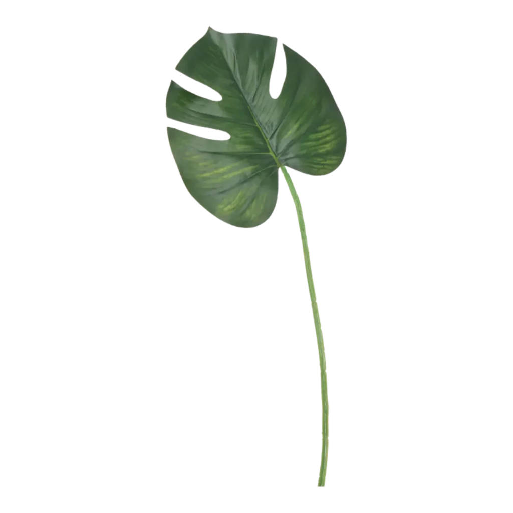 Kunstig Monstera blad L: 60 cm.