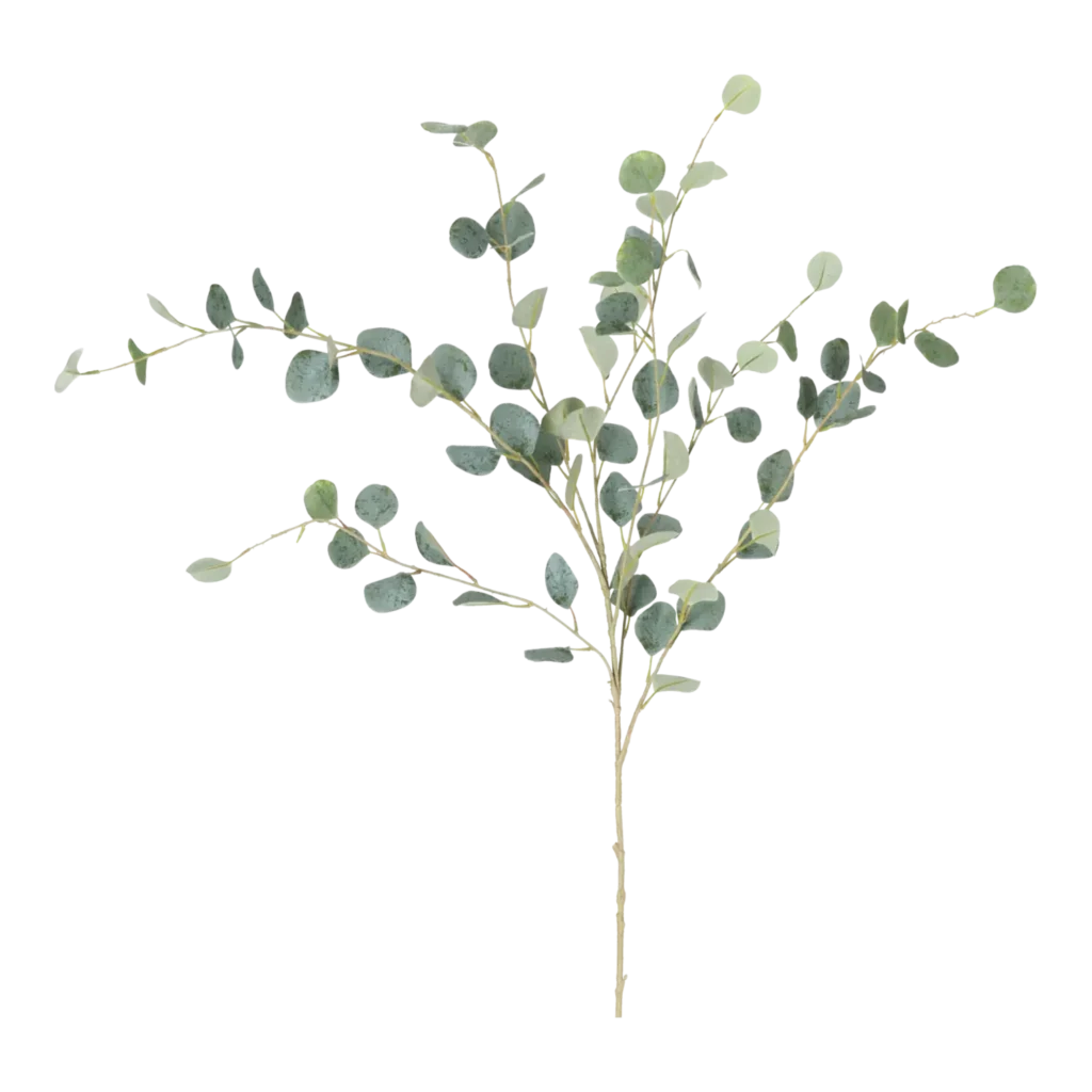 Kunstig eukalyptus stilk - L: 120 cm.