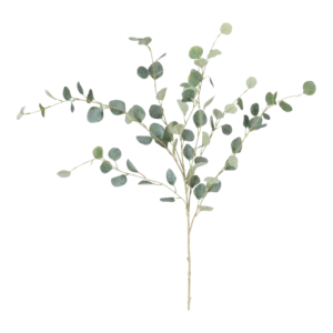 Kunstig eukalyptus stilk - L: 120 cm.