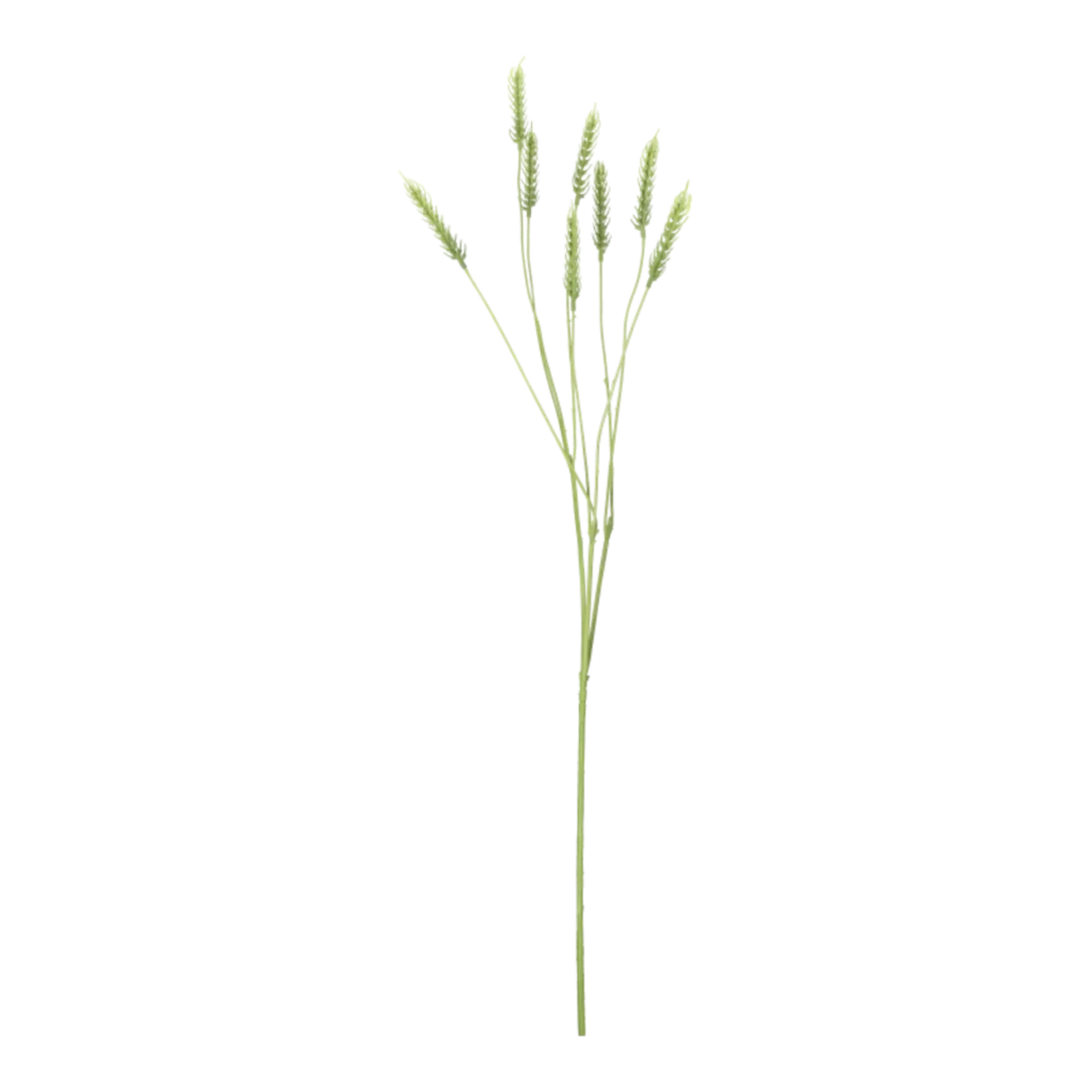 Kunstig hvede stilk x 8 i grøn - L: 98 cm.
