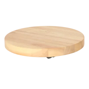 Hjulsæt Træ M/Hjul Hårdttræ Natur Ø35 Cm.
