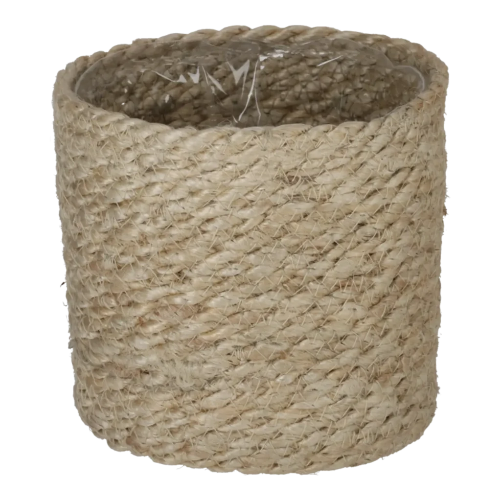 Nordal natur urtepotte JUTE - Dia 14 cm.