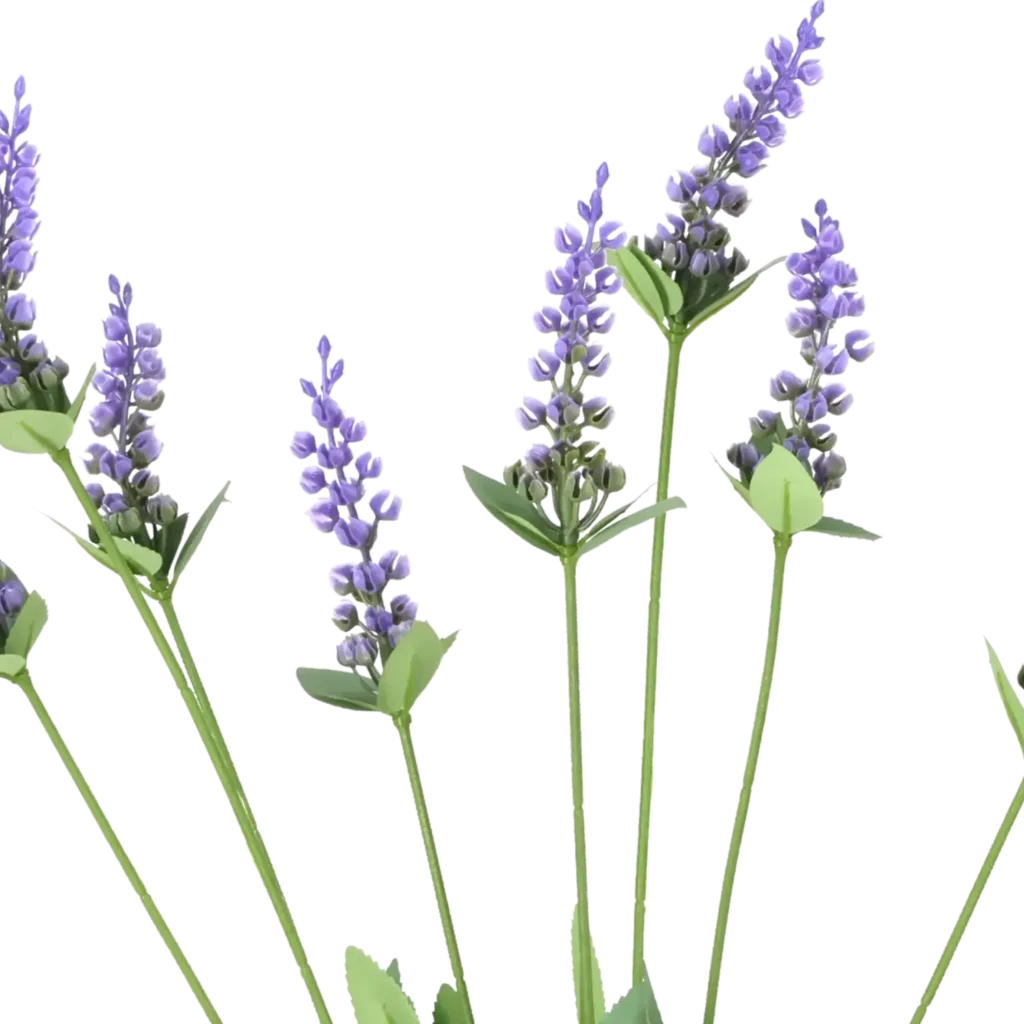 Closeup af Kunstig Lavendel H: 45 cm.