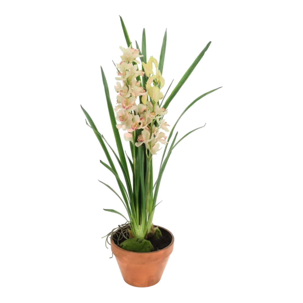 Kunstig Cymbidium H: 115 cm.
