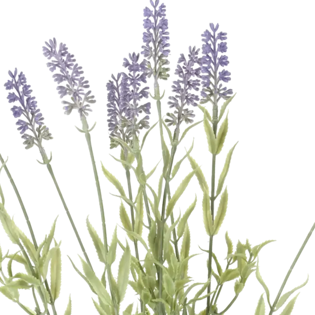 Closeup af Kunstig Lavendel H: 45 cm.