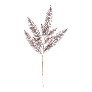 Kunstig vinrød Asparagus gren L 120 cm.