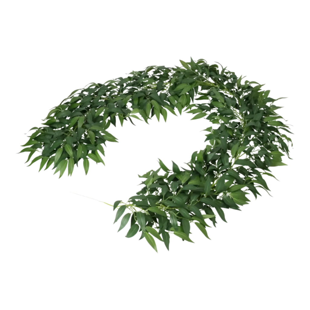 Kunstig Ruscus Garland Ranke - L: 190 cm.