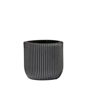 Capi krukke Groove special sort - 23x21x21 cm.