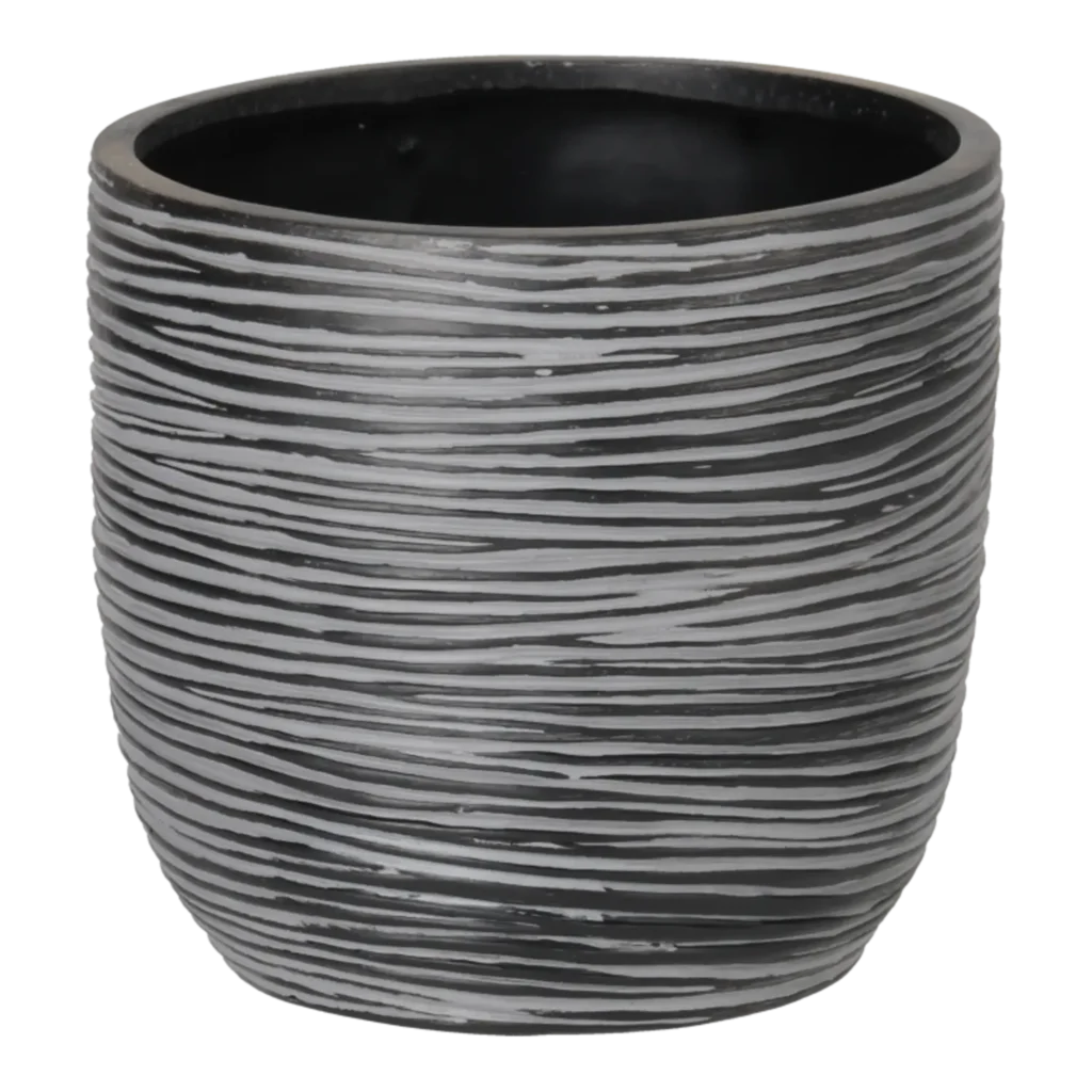 Capi krukke Egg planter rib 14x13 cm.