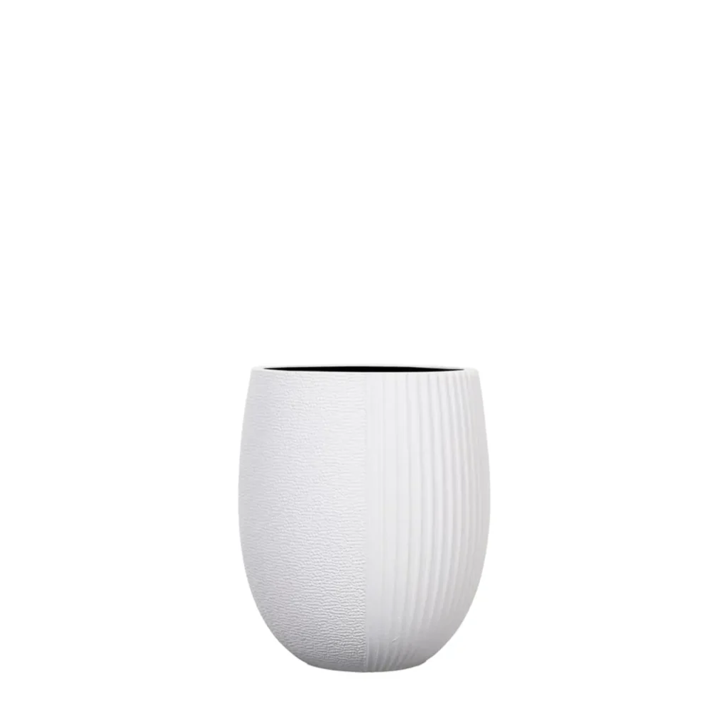 Capi krukke Elegant High Split hvid - 15x15x17 cm.