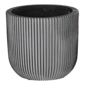 Capi potte Groove 14x13 cm Sort.