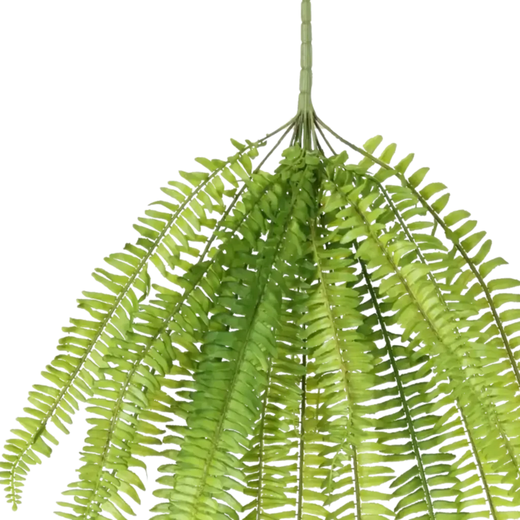 Closeup af Kunstig Bregne L: 90 cm.