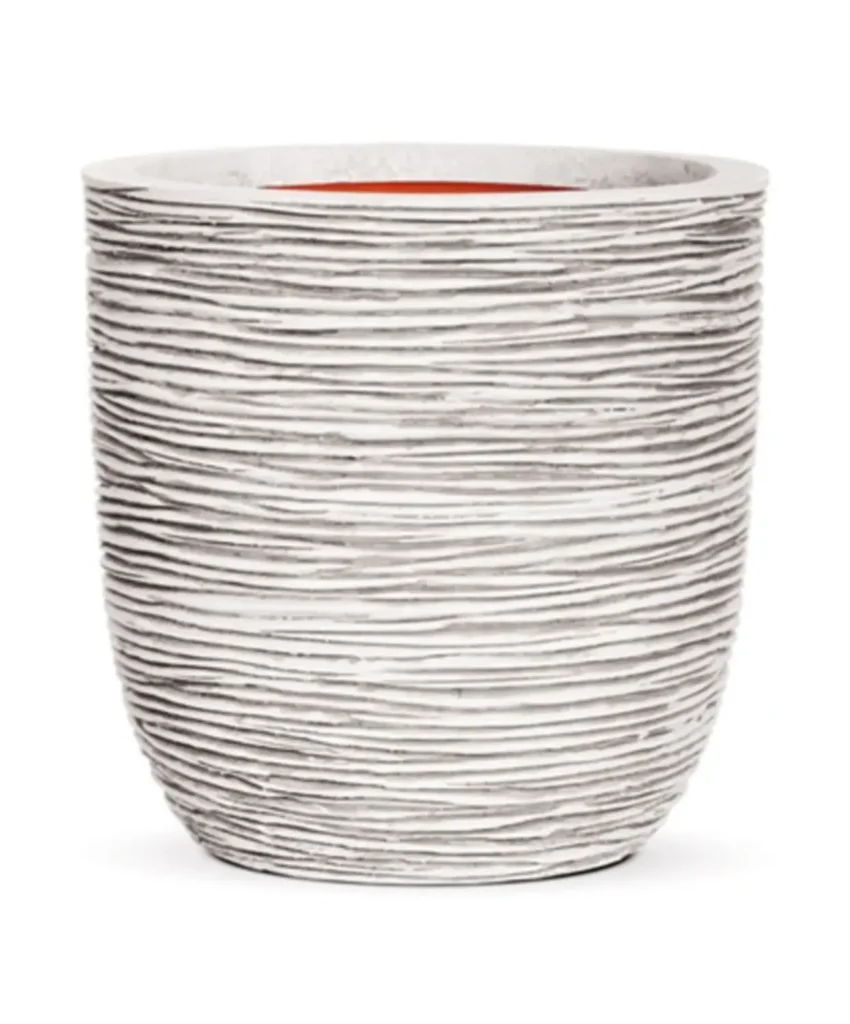 Capi EGG Planter Rib NL Ø: 42 cm H: 40 cm.