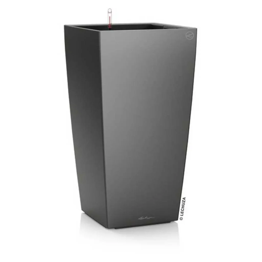 Cubico potte antracit H: 56 cm.