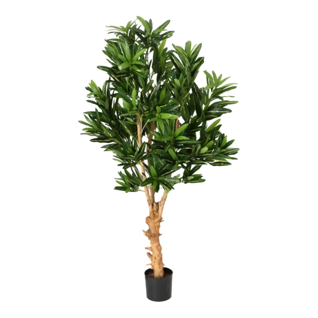 Kunstig croton træ - H: 120 cm.