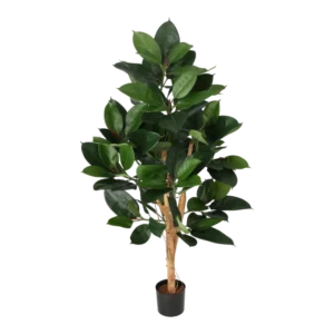 Kunstig gummiplante træ - H 120 cm.