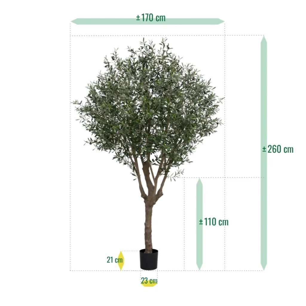 Kunstig Oliventræ H: 250 cm.