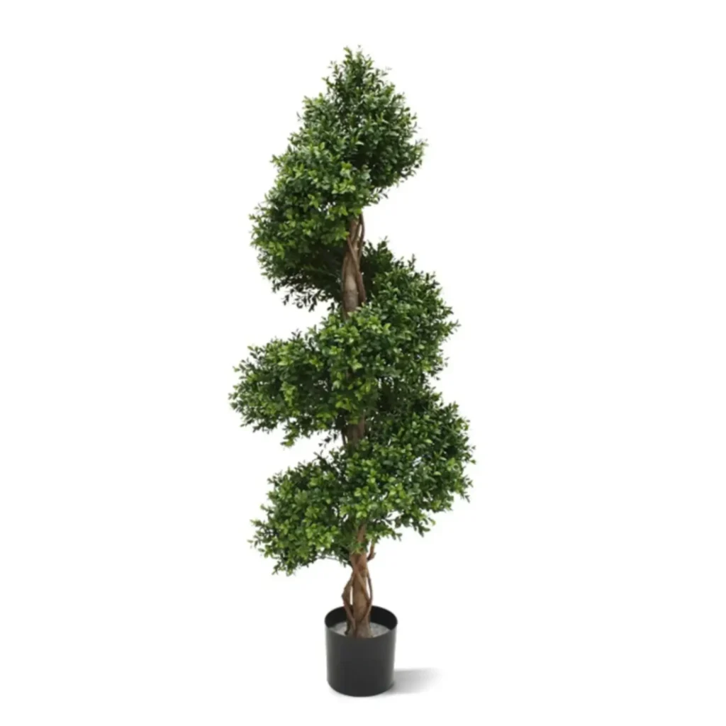 Kunstig Buksbom spiral UV H: 140 cm.