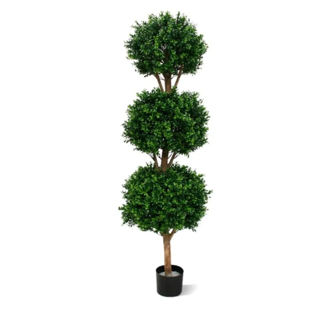 Kunstig Buksbom kugle UV H: 175 cm.