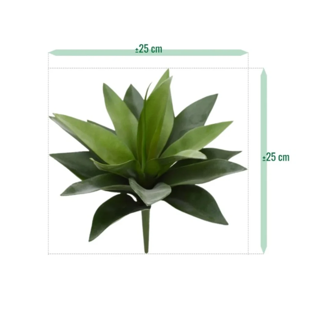 Kunstig Agave H: 25 cm.