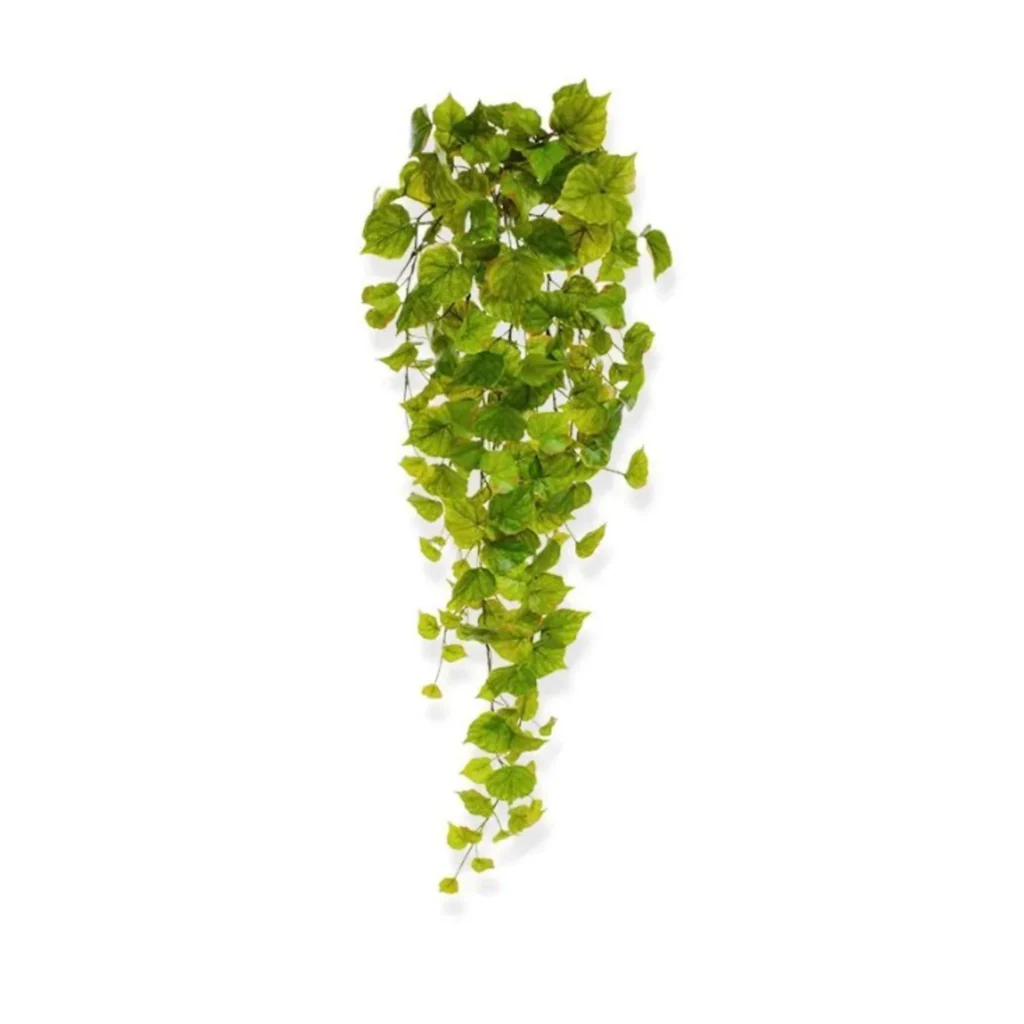 Kunstig poppel hængeplante - L: 80 cm.
