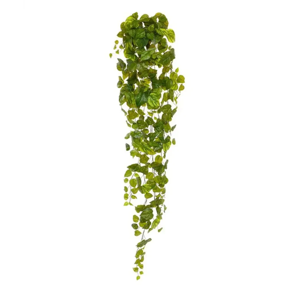 Kunstig pothos hængeplante - L: 170 cm.