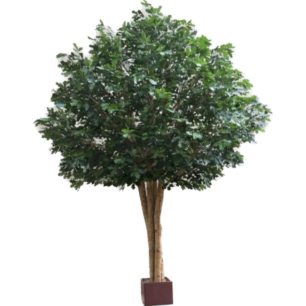 Kunstig Egetræ H: 370 cm.