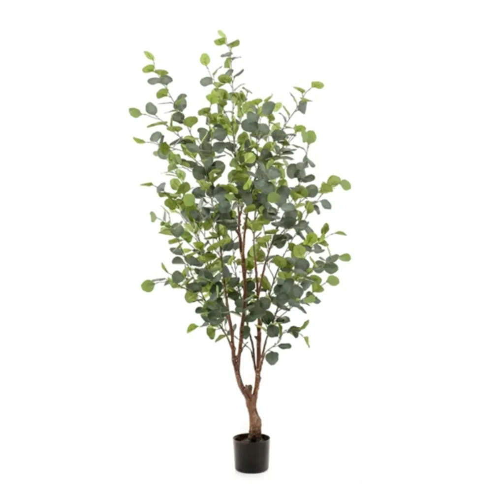 Kunstig eukalyptus træ - H: 140 cm.