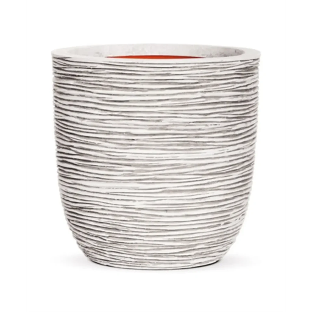 Capi EGG Planter Rib NL Ø: 42 cm H: 40 cm.