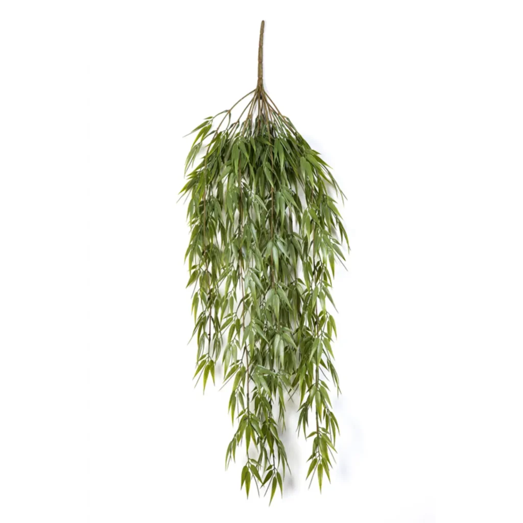 Kunstig bambus hængeplante - L: 85 cm.