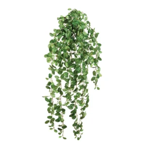 Kunstig rødåre hængeplante - L: 85 cm.