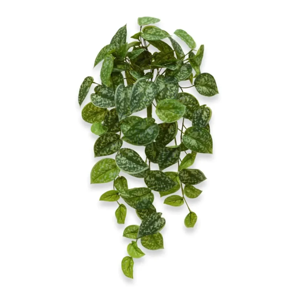 Kunstig scindapsus hængeplante - L: 60 cm.