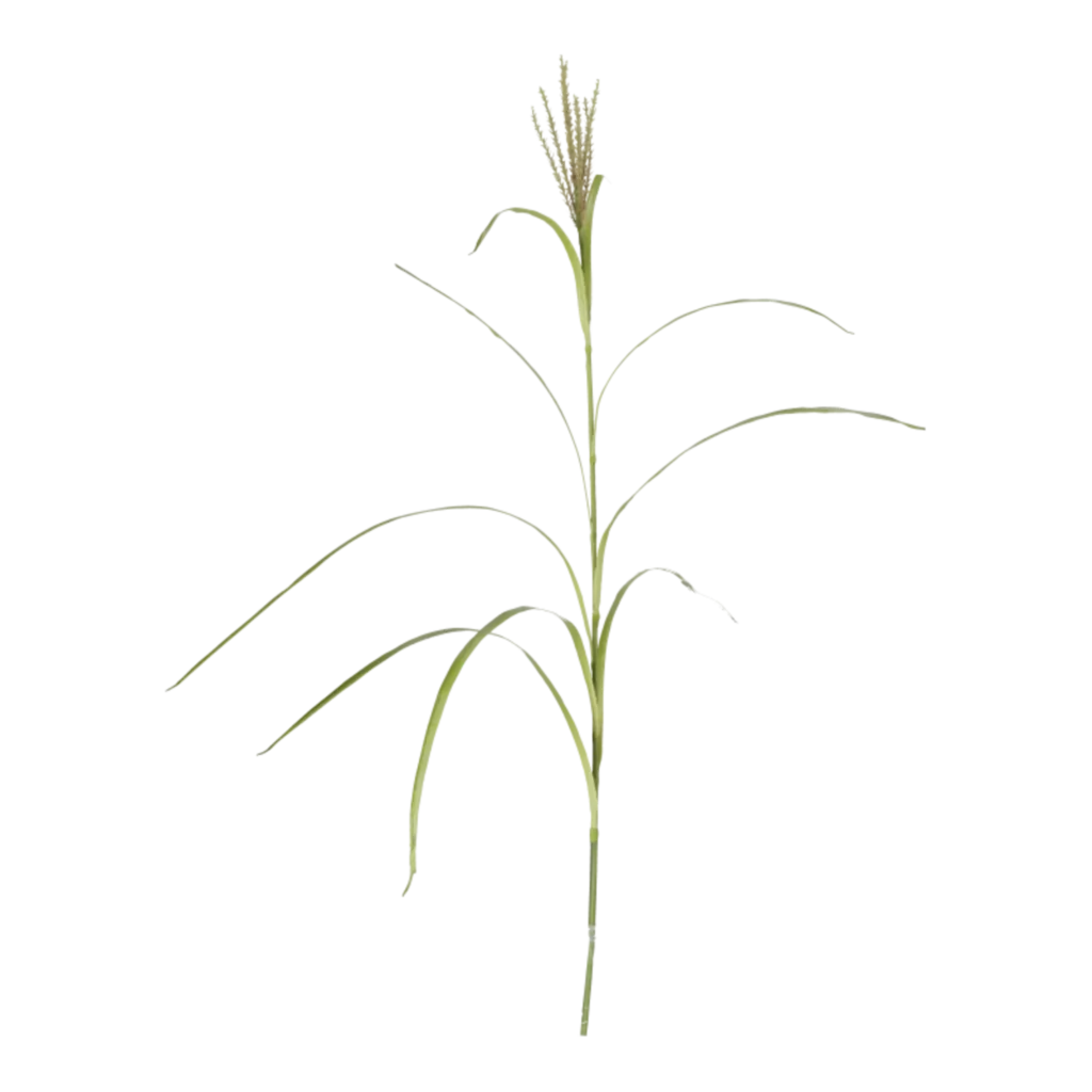 Kunstig grøn Græs stilk - L: 120 cm.