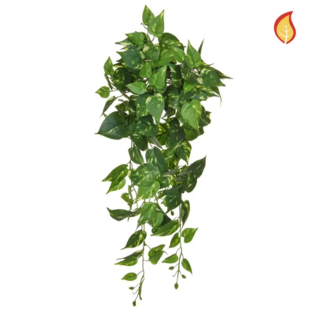 Kunstig pothos hængebusk FR - L: 80 cm.