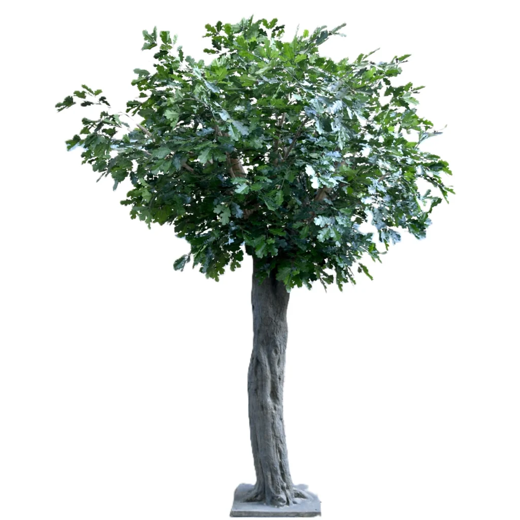 Kunstig Egetræ H: 350 cm.