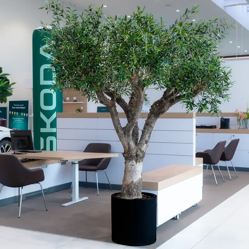 Brandhæmmende kunstige planter,