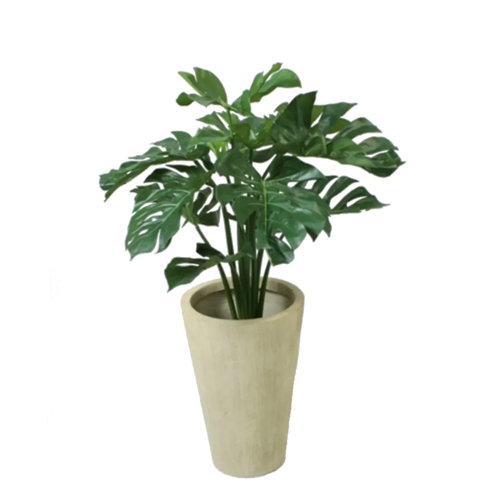Kunstig Monstera Deliciosa H: 80 cm.