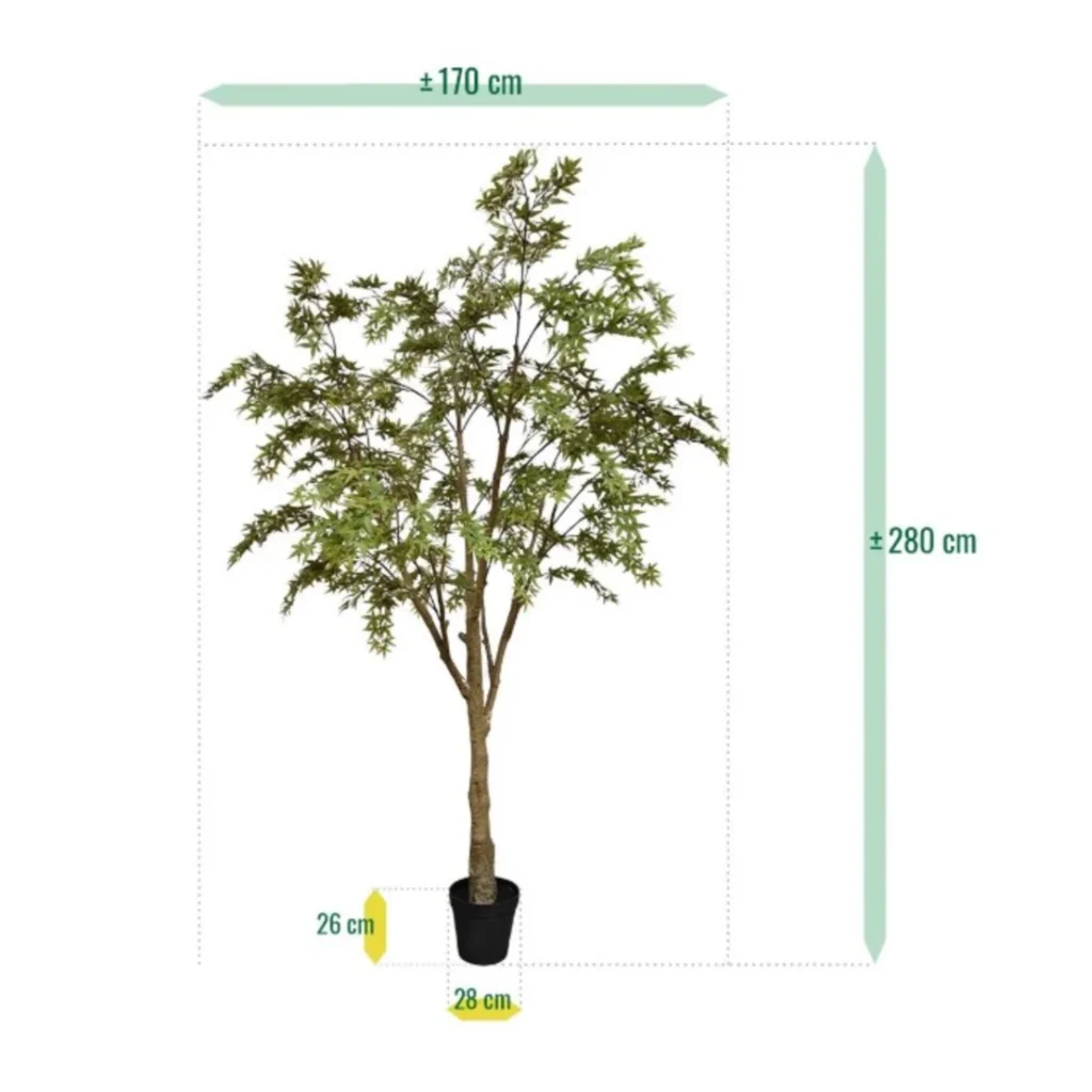 Kunstig Ahorn 280 cm.