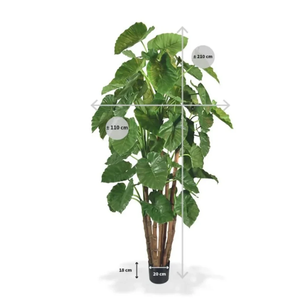Kunstig Alocasia Calidora 210 cm.