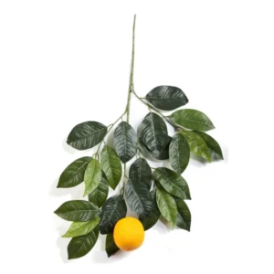 Kunstig appelsingren med frugt - L: 60 cm.