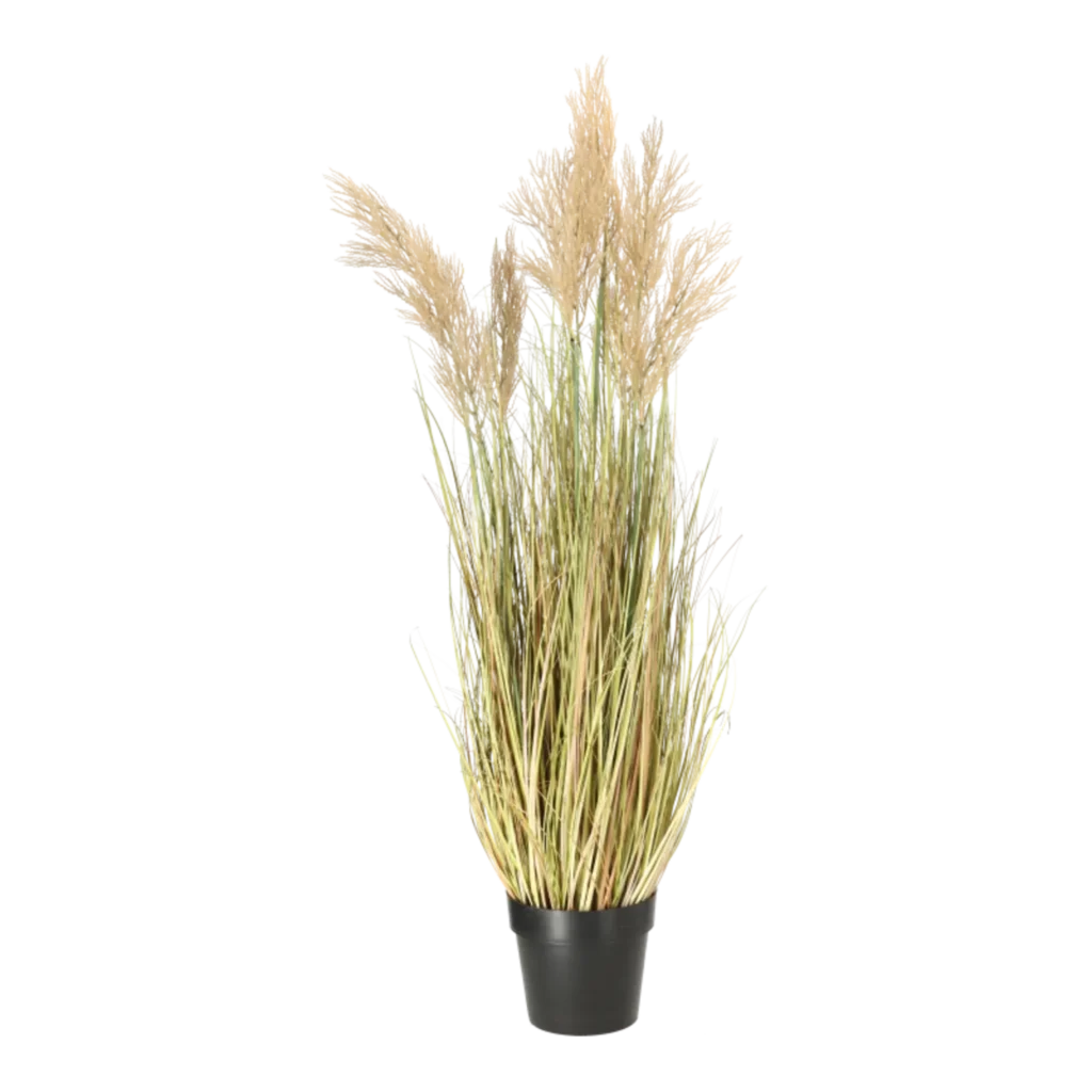 Kunstig Miscanthus græs H: 120cm.