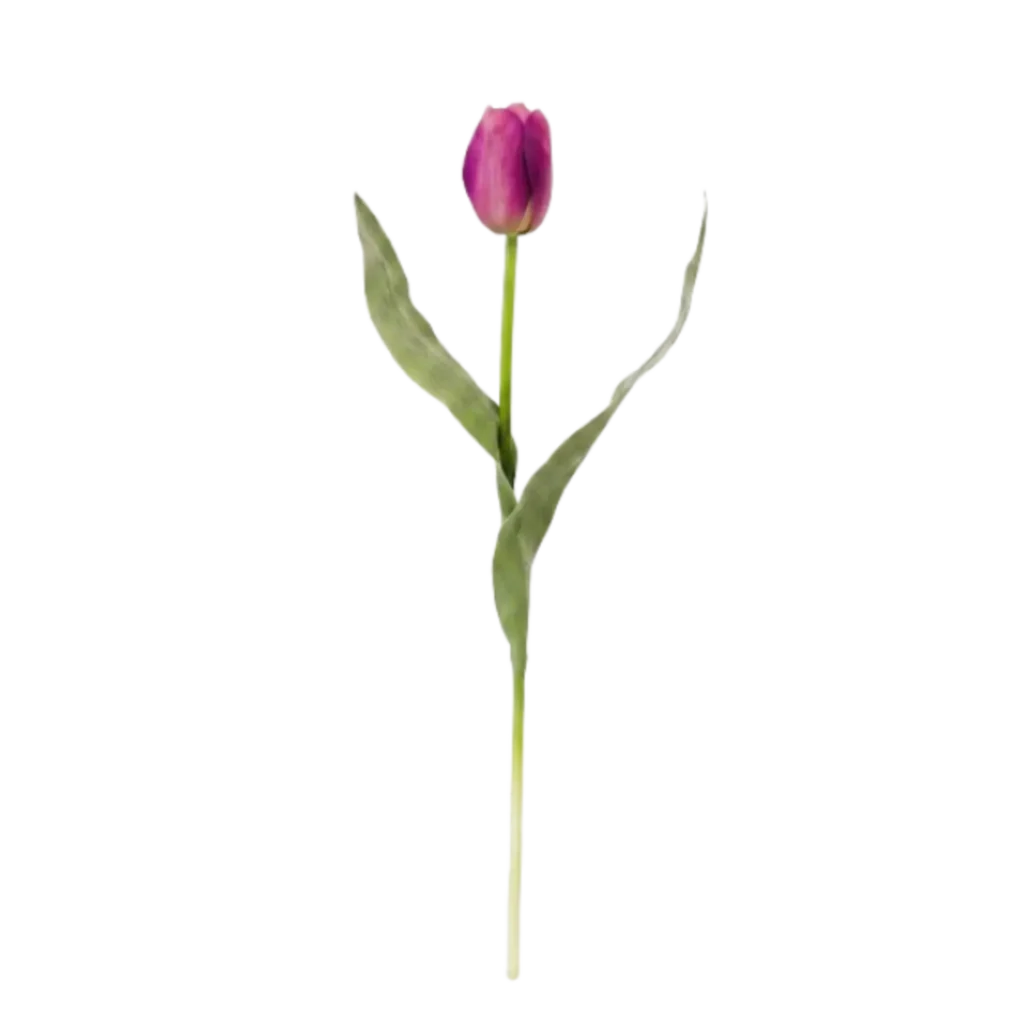 Kunstig tulipan mix lilla - L: 36 cm.
