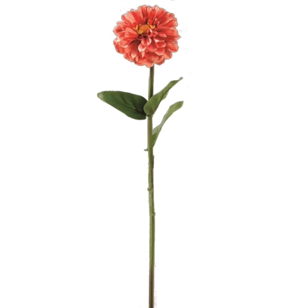 Kunstig lyserød Frøkenhat stilk - L: 45 cm.
