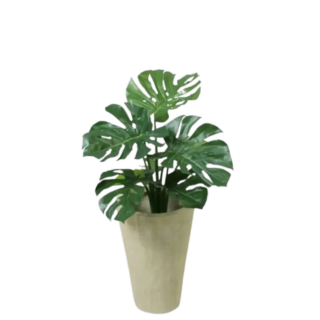 Kunstig finger philodendron - H: 65 cm.
