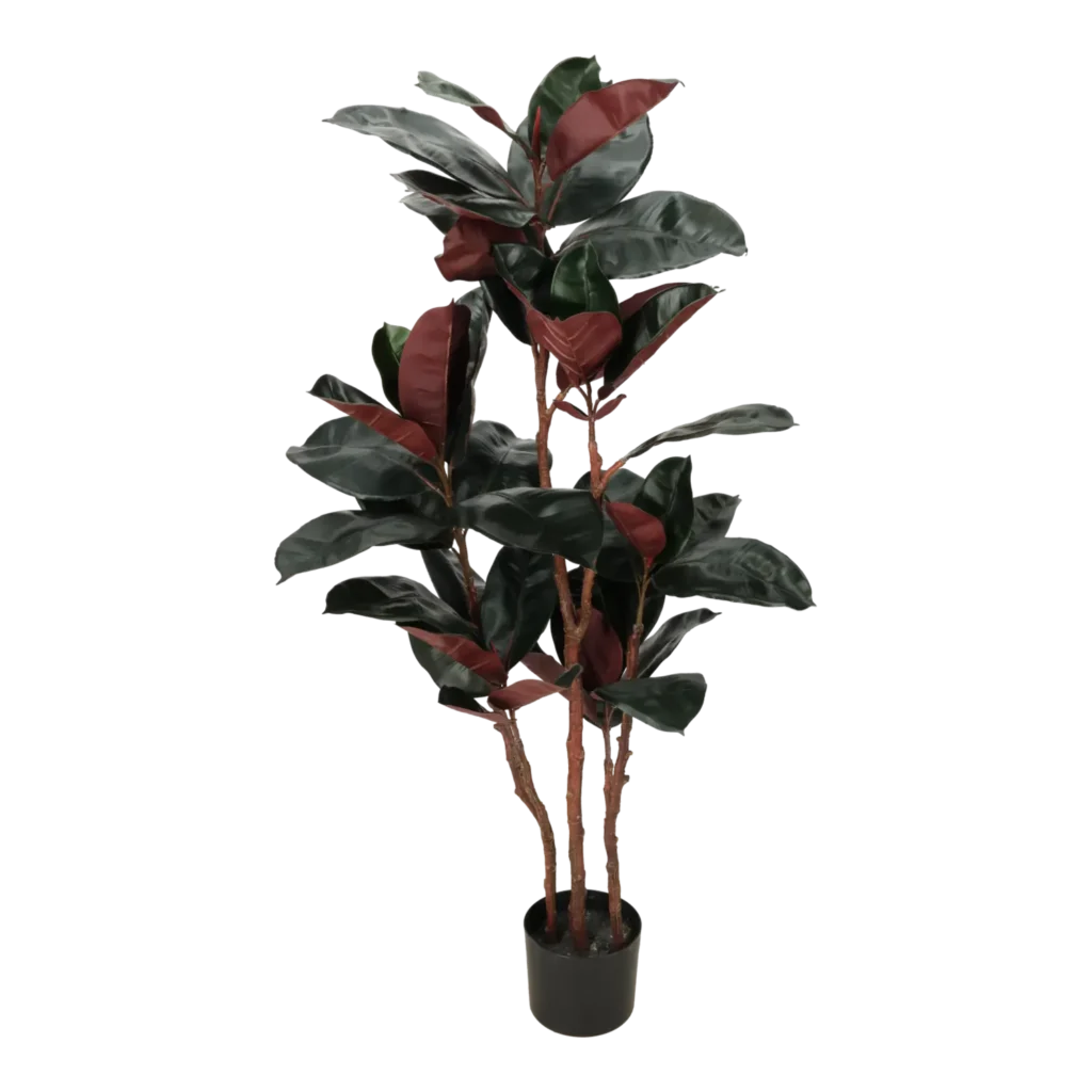 Kunstig Ficus elastica H: 120 cm.