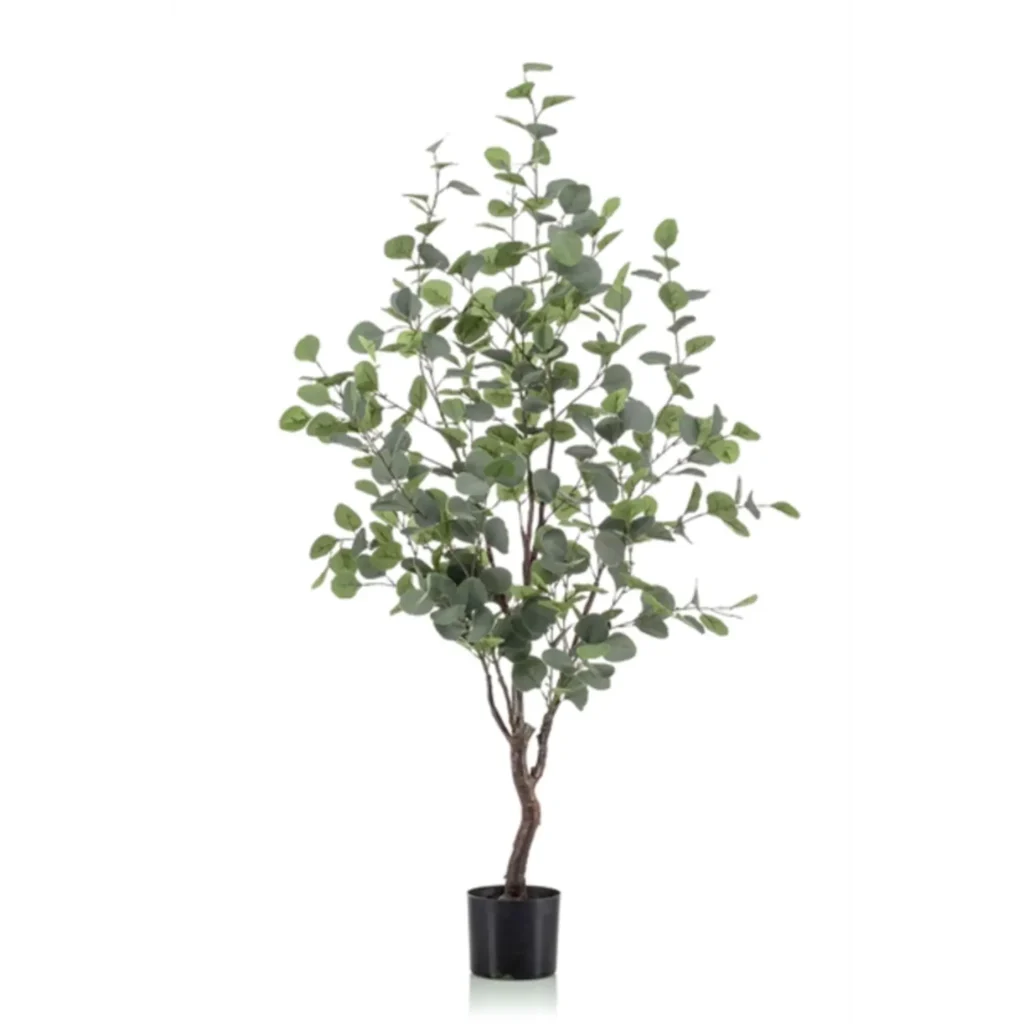 Kunstig eukalyptus træ - H: 120 cm.