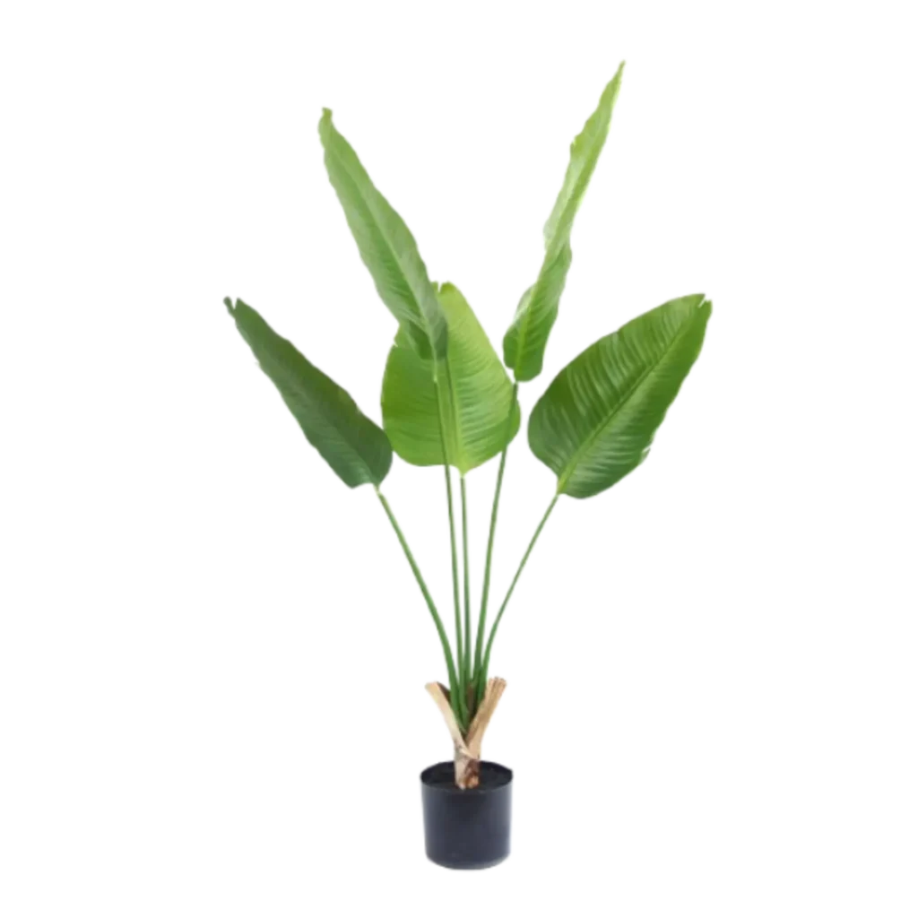 Kunstig Bananpalme - H: 120 cm.